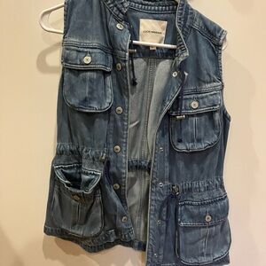 NWOT Lucky Brand Jean Jacket vest  XS